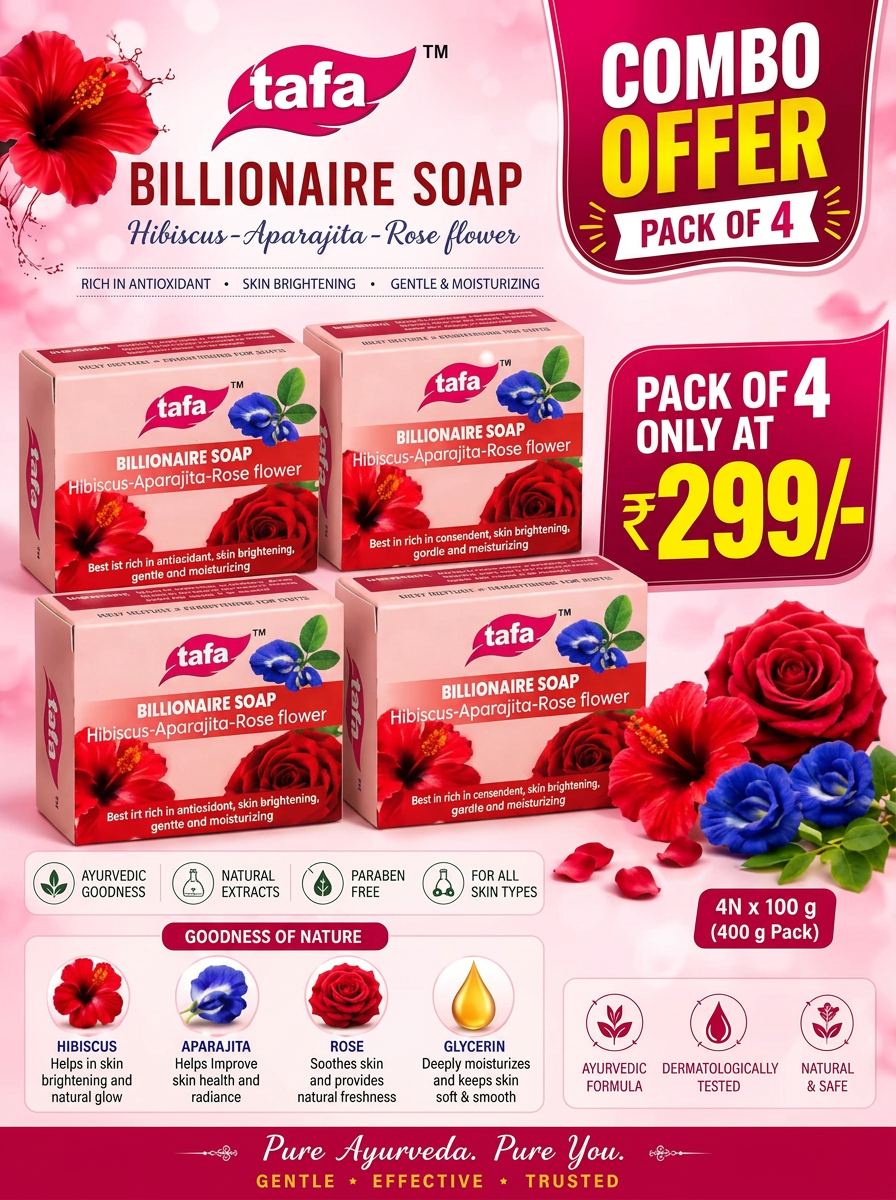 Tafa Billionaire Soap pack of four