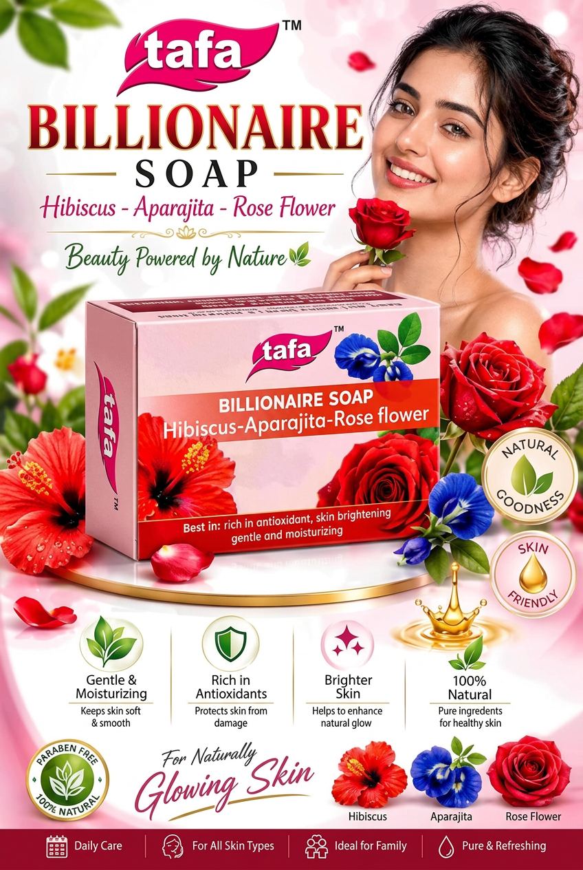 Billionaire Soap Hibiscus · Aparajita · Rose Flower